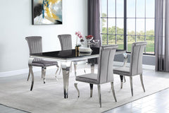 Carone Grey 5 Pc Dining Set