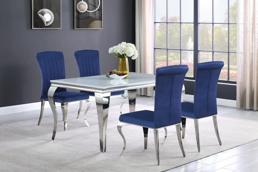 Carone Blue 5 Pc Dining Set