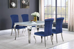 Carone Blue 5 Pc Dining Set