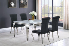 Carone Black 5 Pc Dining Set