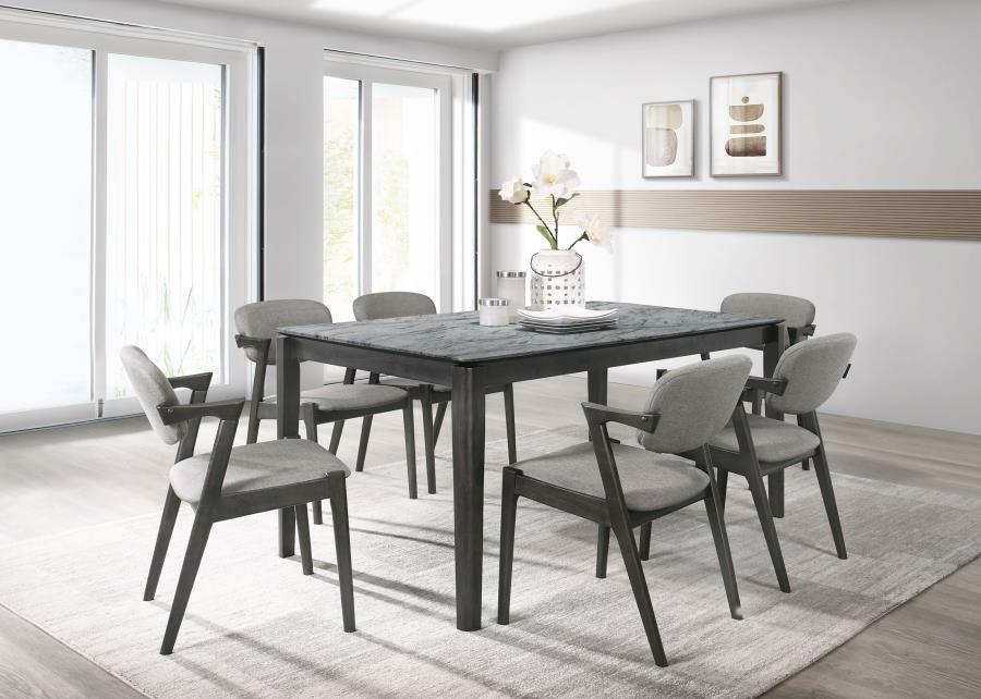 Stevie Black 5 Pc Dining Set