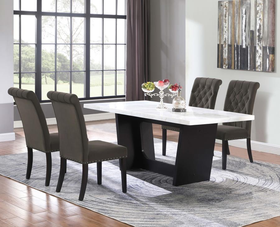 Sherry Brown 5 Pc Dining Set