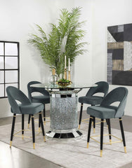 Ellie Grey 5 Pc Counter Height Dining Set
