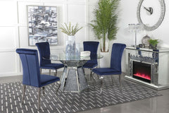 Quinn Blue 5 Pc Dining Set