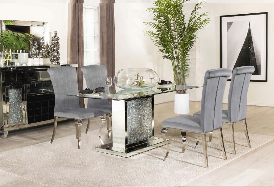 Marilyn Grey 5 Pc Dining Set