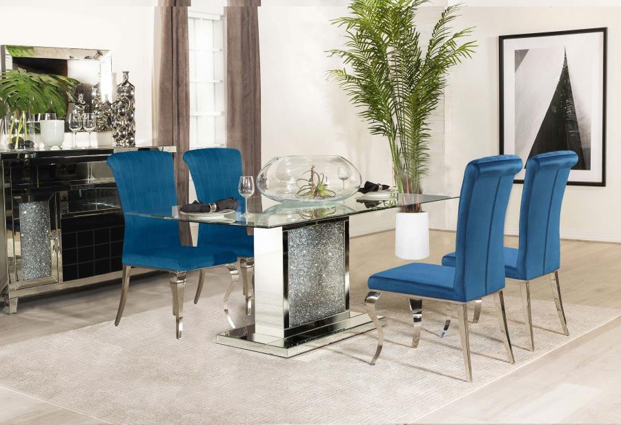 Marilyn Blue 5 Pc Dining Set
