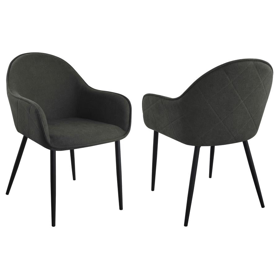 Emma Black Arm Chair