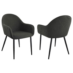 Emma Black Arm Chair