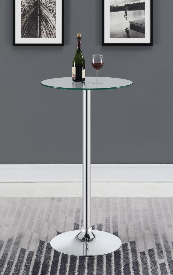 Abiline Silver Bar Table