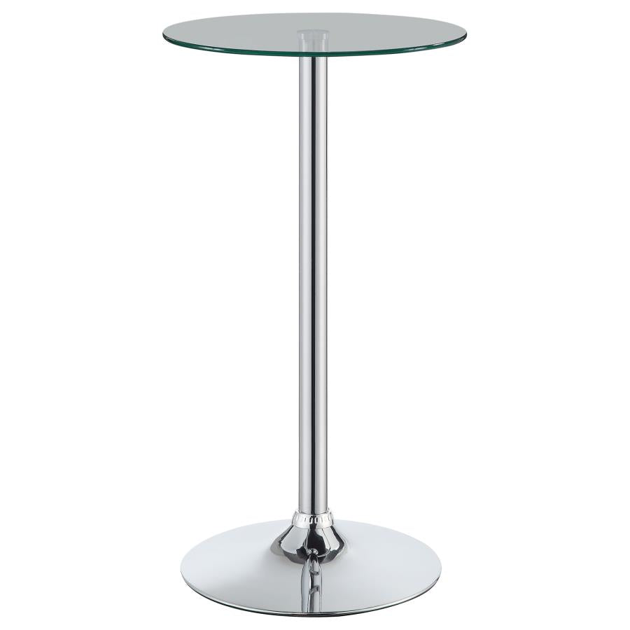 Abiline Silver Bar Table