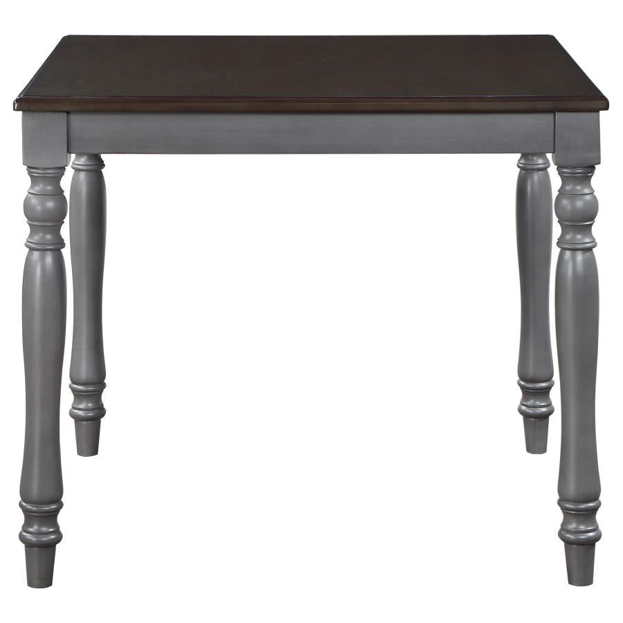 Wiley Brown 5 Pc Counter Height Dining Set