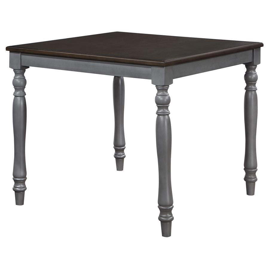 Wiley Brown 5 Pc Counter Height Dining Set