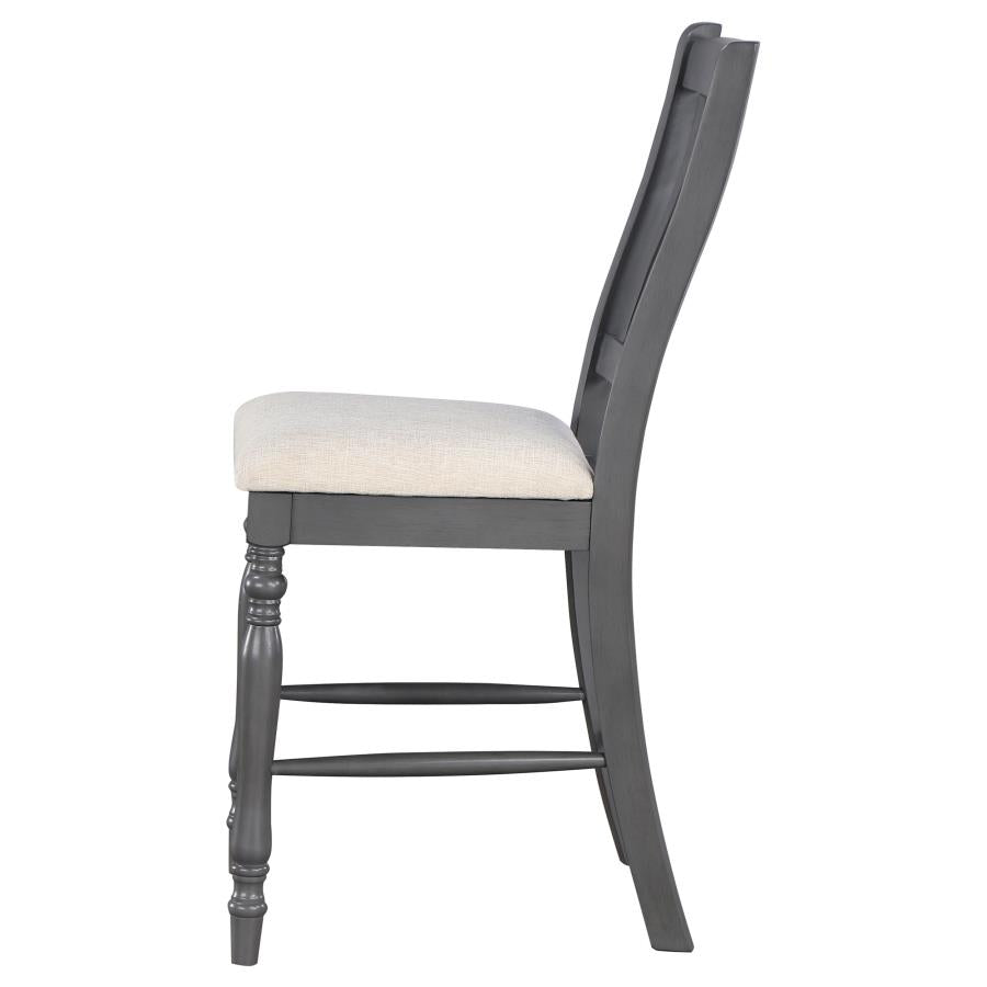 Wiley Brown 5 Pc Counter Height Dining Set