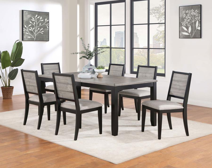 Elodie Grey 7 Pc Dining Set
