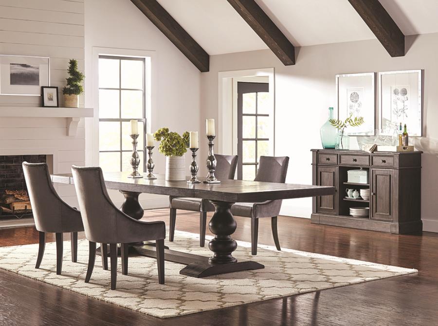 Phelps Grey 5 Pc Dining Set