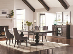 Phelps Grey 5 Pc Dining Set