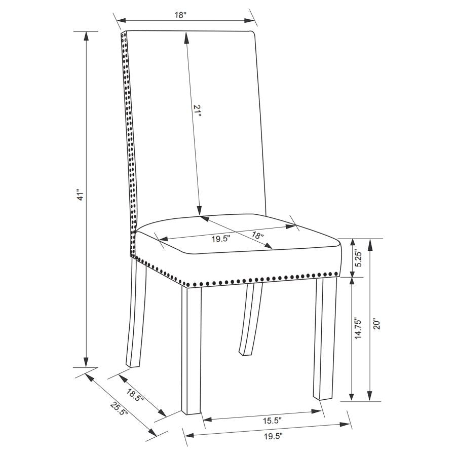 Hubbard Grey Side Chair