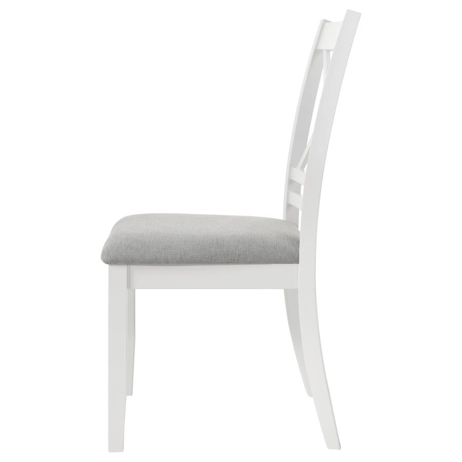 Hollis White Side Chair