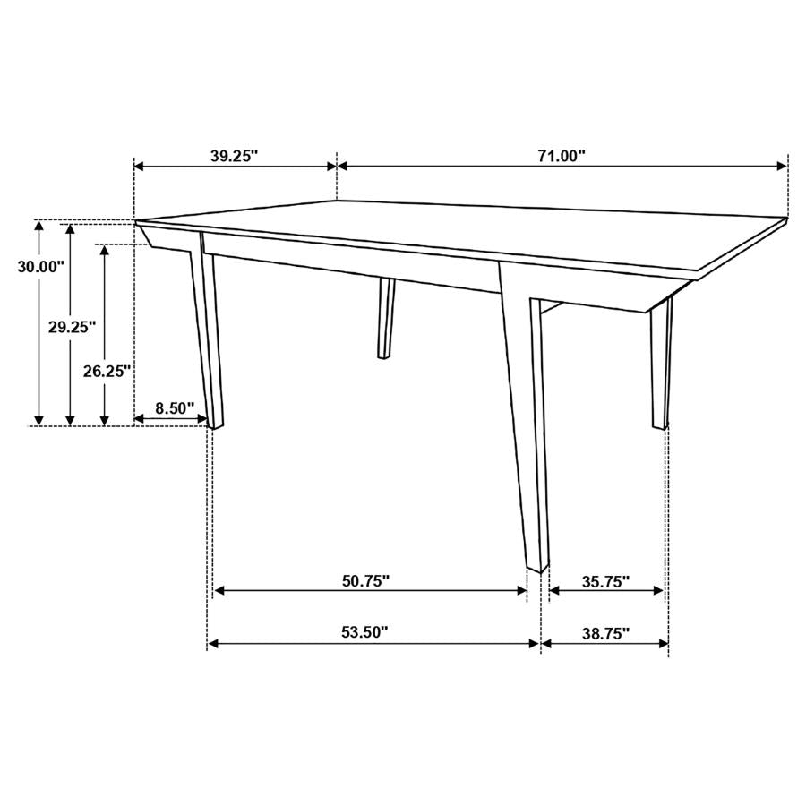 Anwar Brown 5 Pc Dining Set