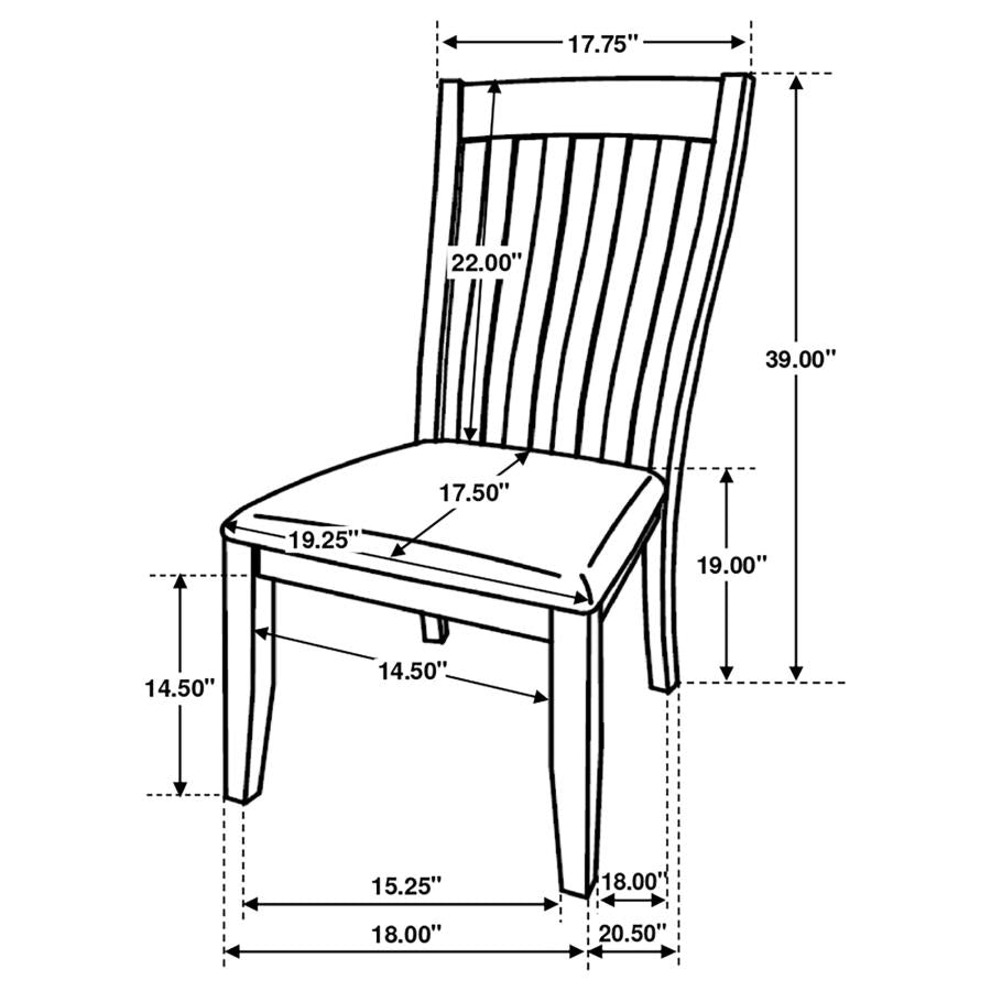 Anwar Brown 5 Pc Dining Set