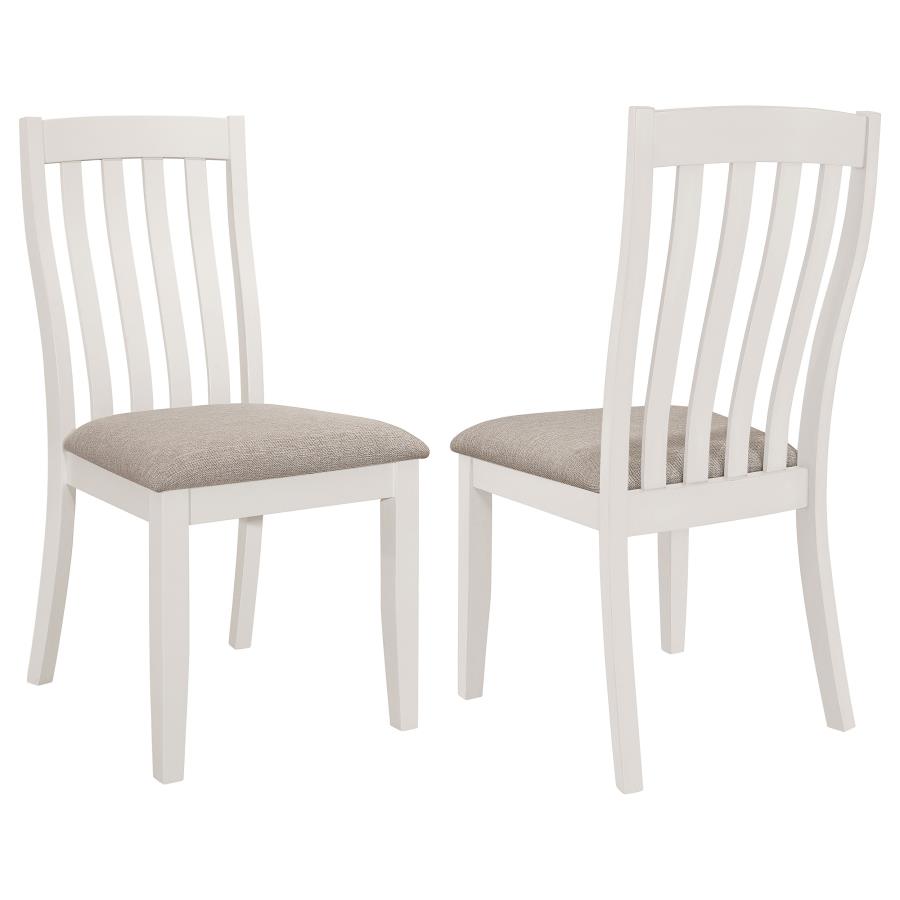 Anwar White Side Chair