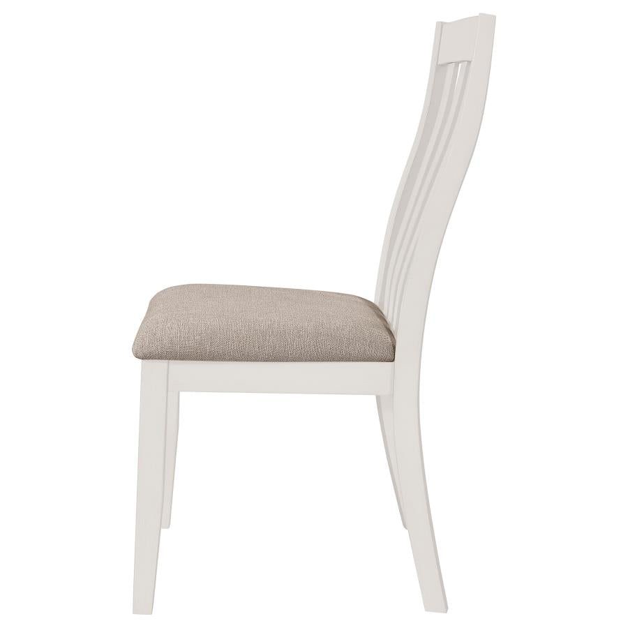 Anwar White Side Chair