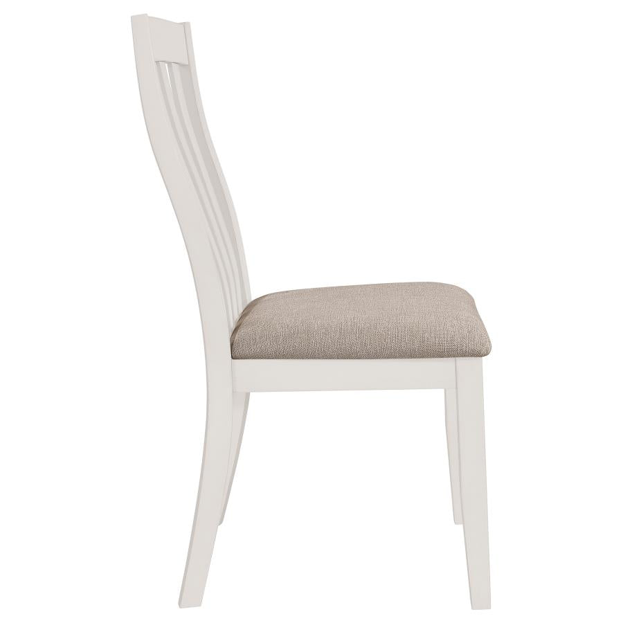 Anwar White Side Chair