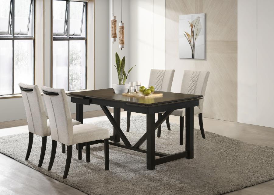 Malia Beige 5 Pc Dining Set