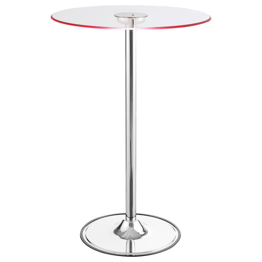 Thea Silver Bar Table