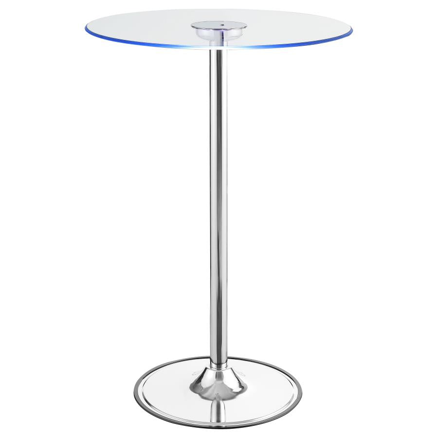 Thea Silver Bar Table