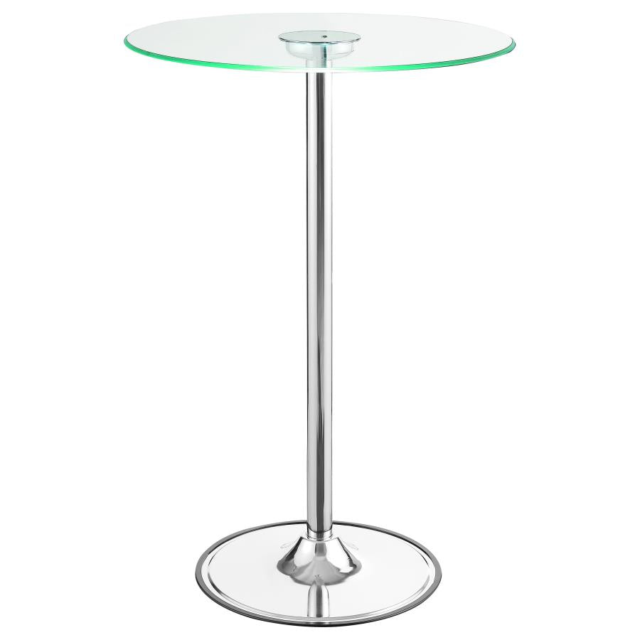 Thea Silver Bar Table