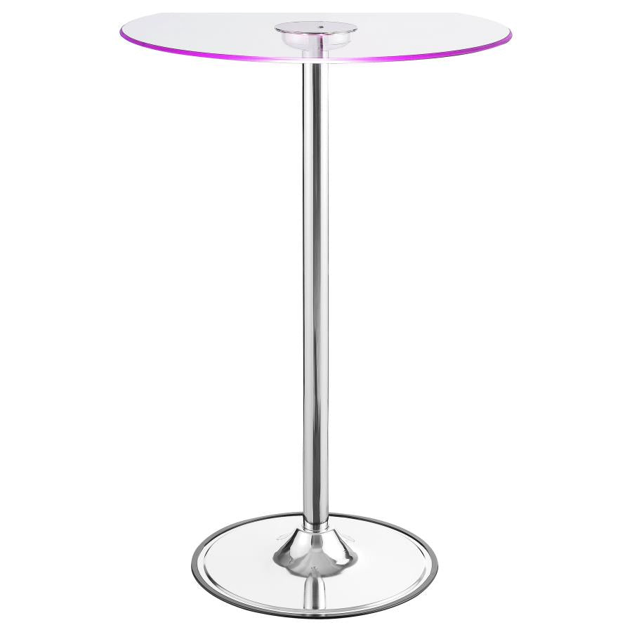 Thea Silver Bar Table