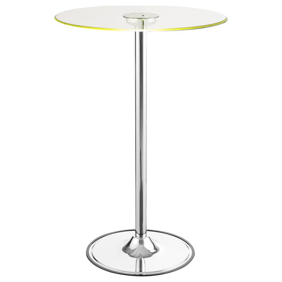 Thea Silver Bar Table