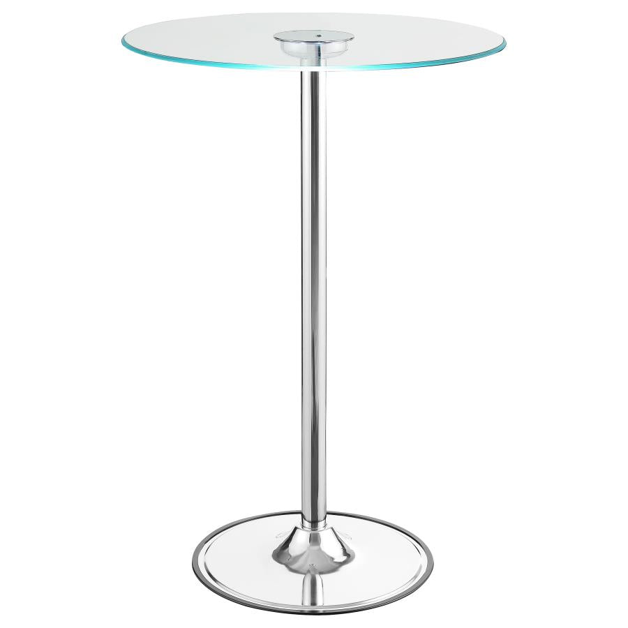 Thea Silver Bar Table