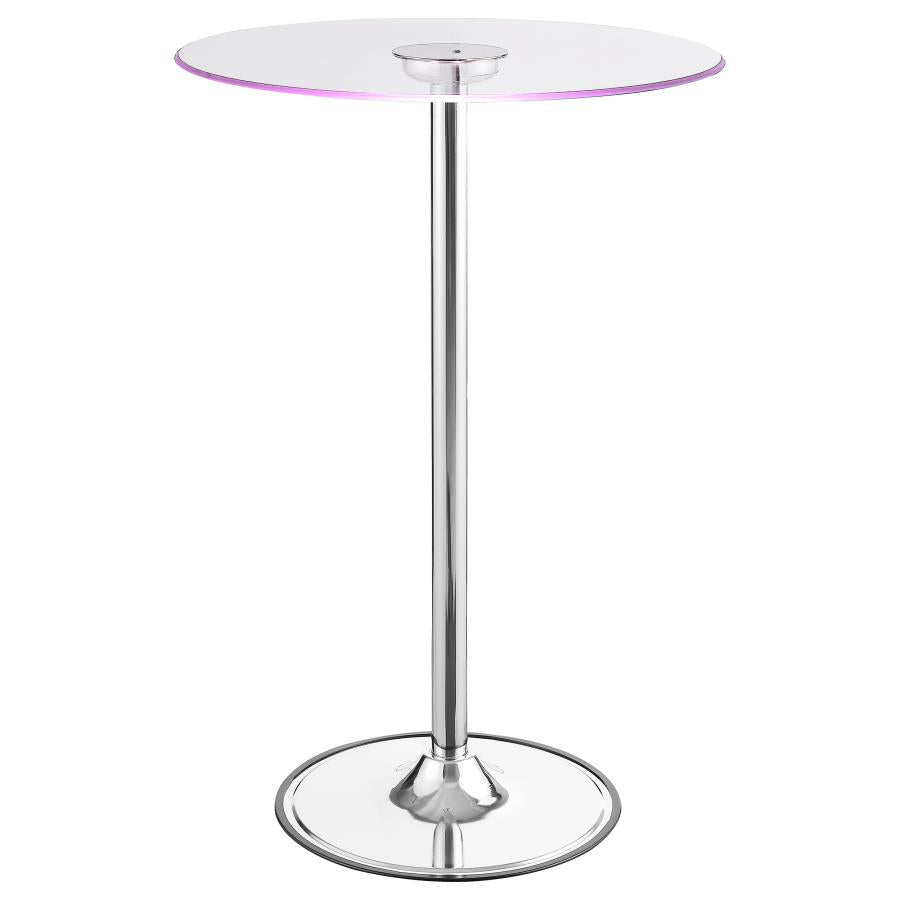 Thea Silver Bar Table