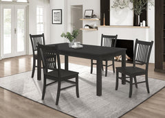 Marbrisa Black 5 Pc Dining Set