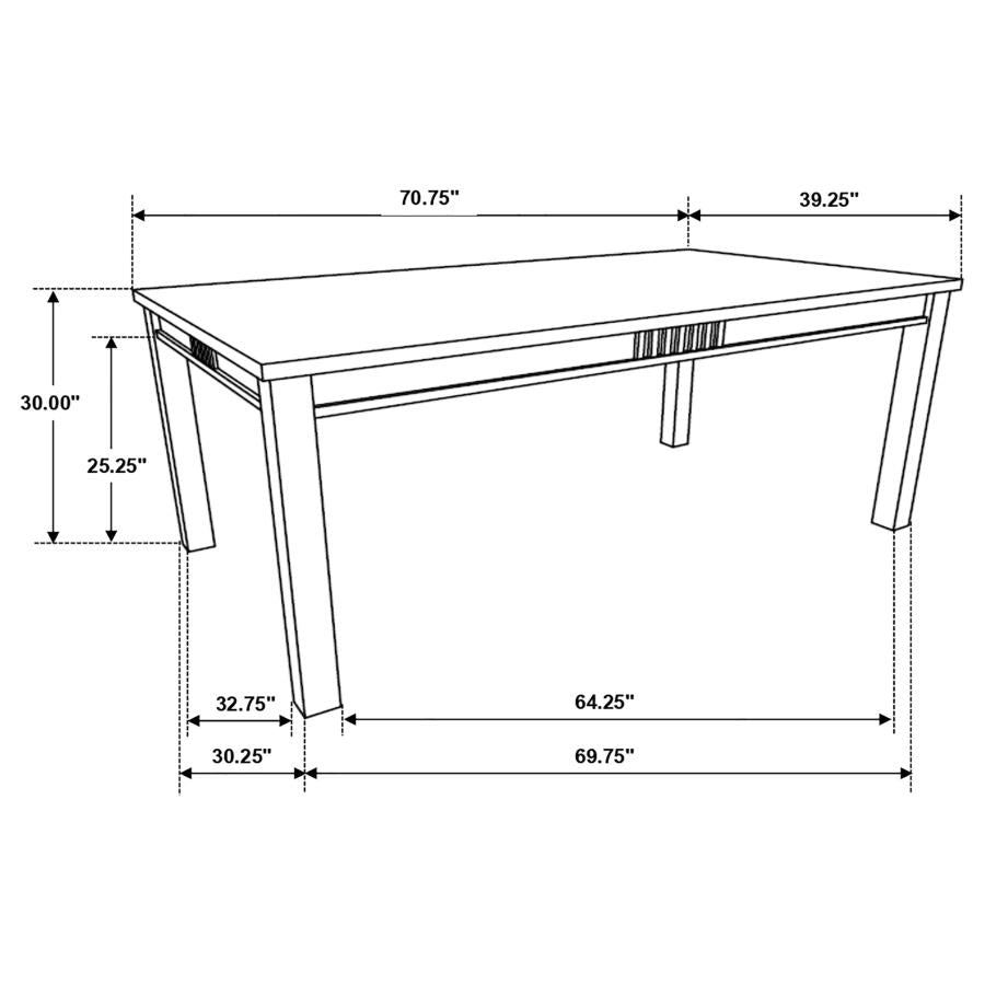 Marbrisa Black Dining Table