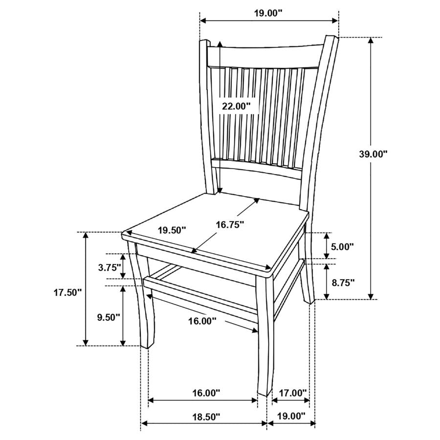 Marbrisa Black Side Chair