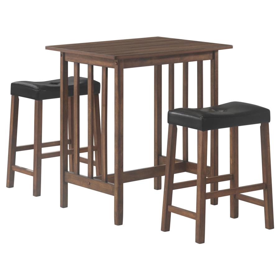 Oleander Brown 3 Pc Counter Height Dining Set