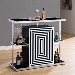 Zinnia Black Home Bar