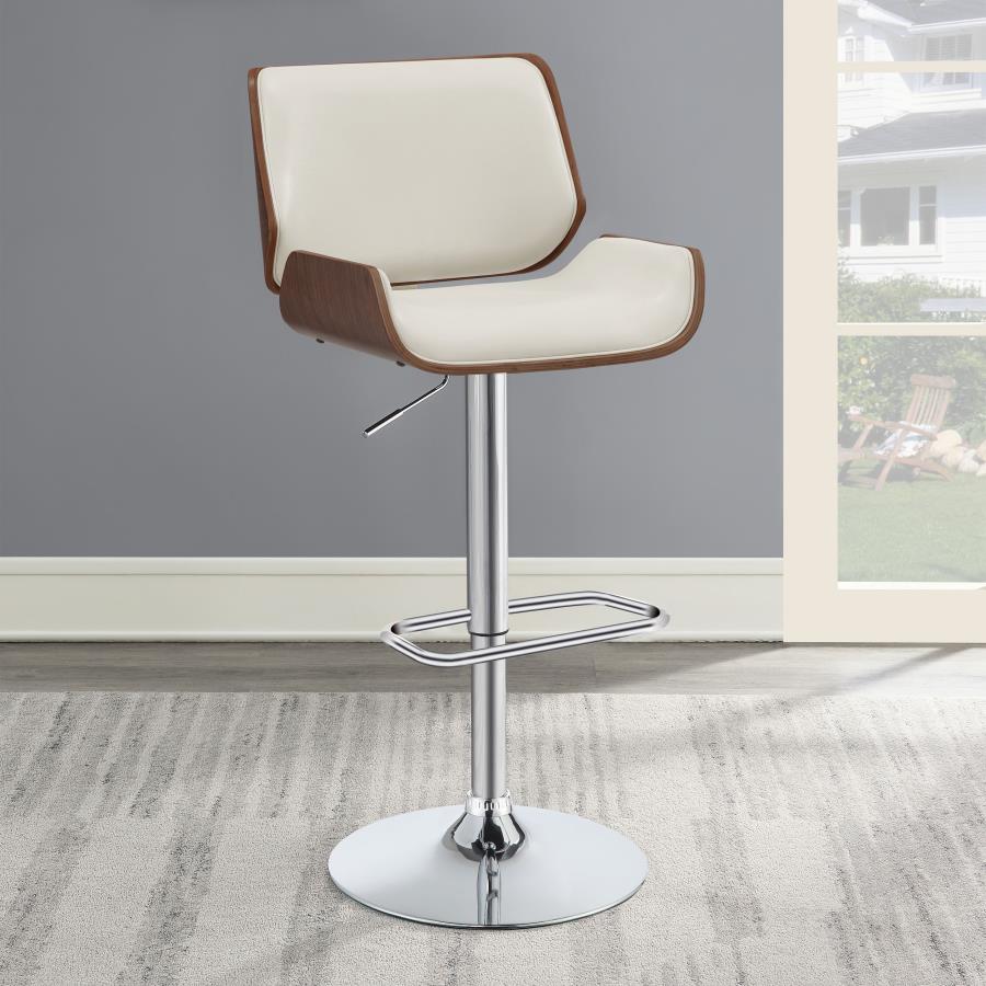 Folsom Ivory Adjustable Bar Stool