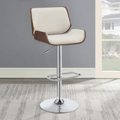 Folsom Ivory Adjustable Bar Stool