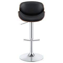 Harris Black Adjustable Bar Stool