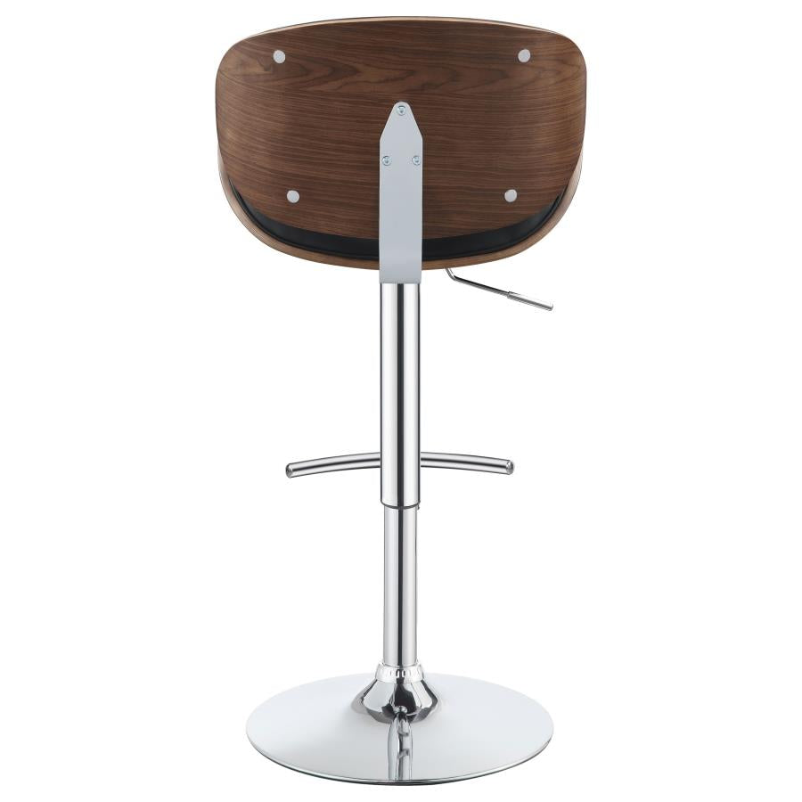Harris Black Adjustable Bar Stool