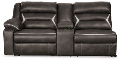 Kincord Left-Arm Facing Power Reclining Sofa with Console