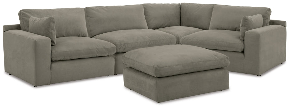 Next-Gen Gaucho 4-Piece Sectional with Ottoman - PKG013008