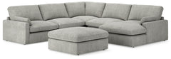 Sophie 5-Piece Sectional with Ottoman - PKG013028