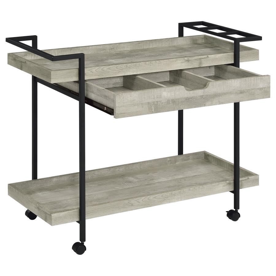 Ventura Grey Bar Cart
