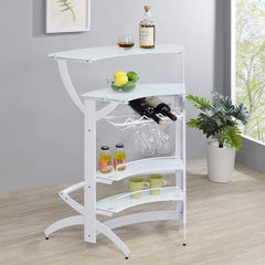 Dallas White Home Bar