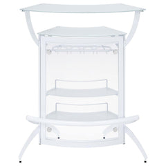 Dallas White Home Bar